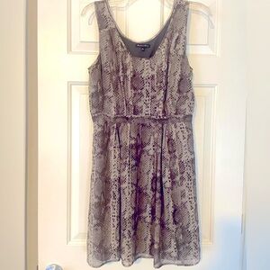 Madewell Snakeskin Pattern Dress, Size 4